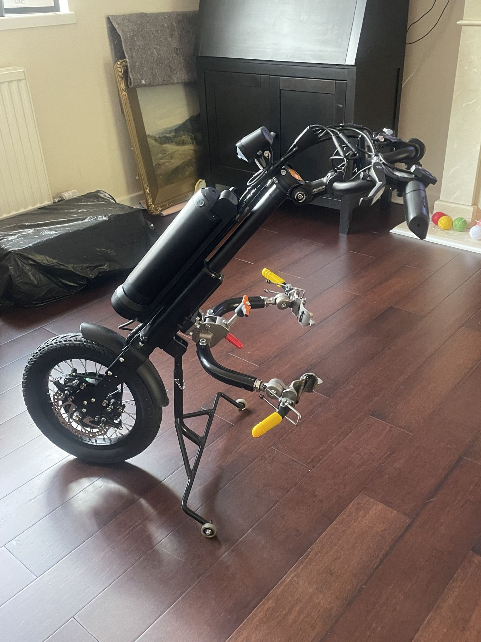 Rigid Frame Wheelchair Power Attachment