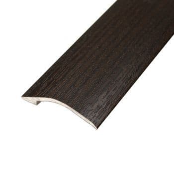 90cm  Teak Wire Brushed Stained AD5  Ramp Bar 37mm Self Adhesive 90cm