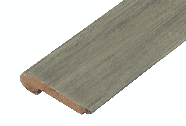 92.5 cm Ashwood Grey Strand Woven UK19021 Encased Bamboo  Matching Stair Nosings