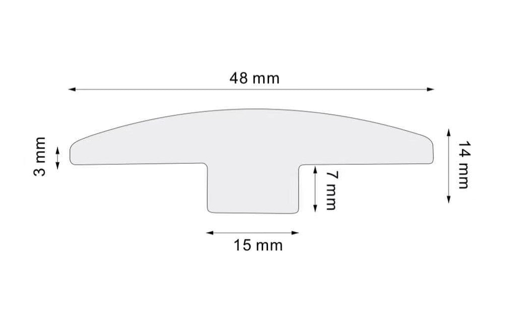 92.5 cm Townley Strand Woven UK19022 Encased @Bamboo Matching T Bar