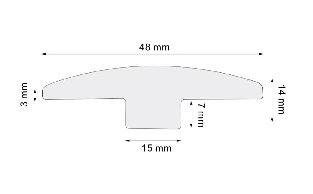 92.5 cm Townley Strand Woven UK19022 Encased @Bamboo Matching T Bar