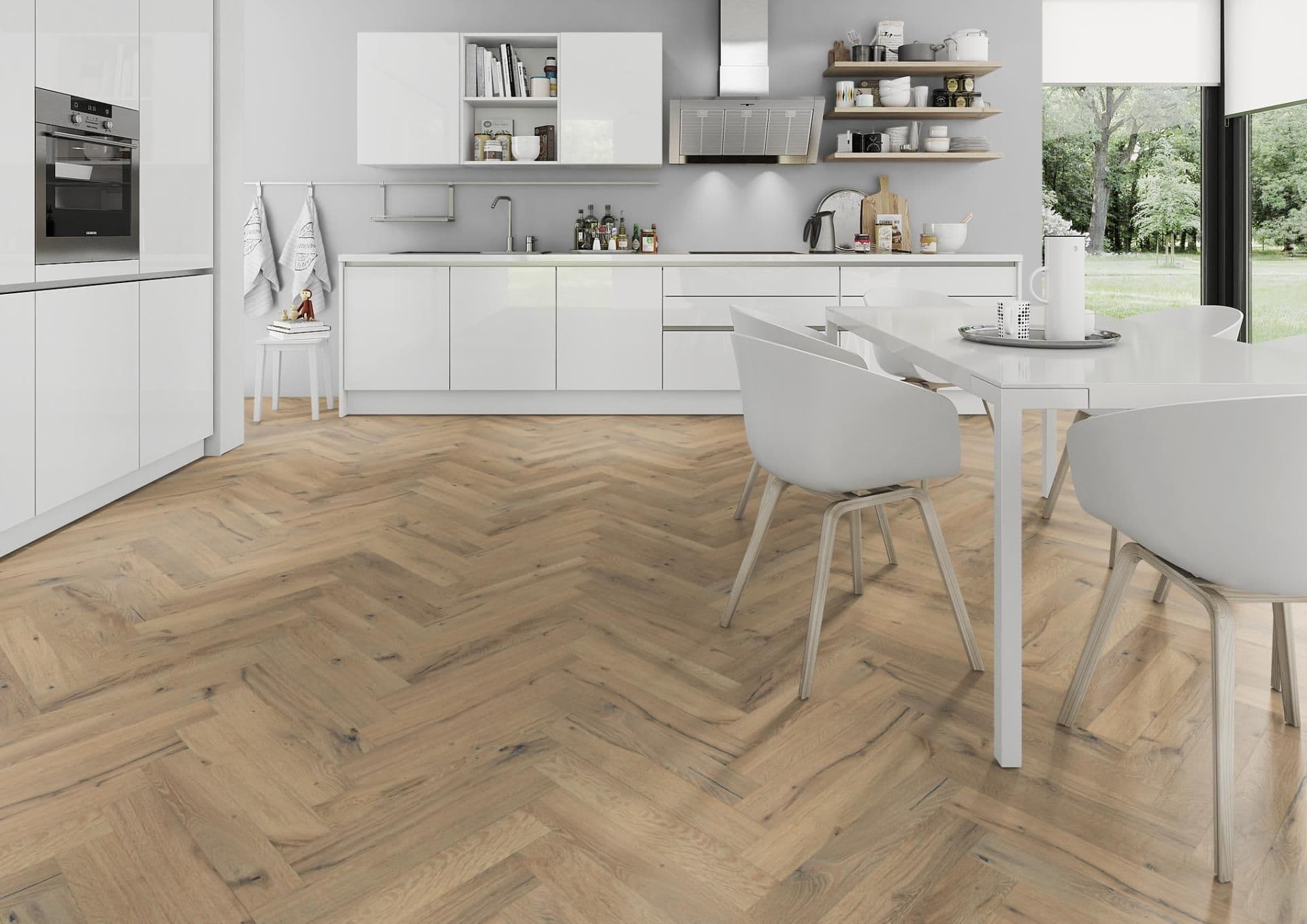Florence Oak Herringbone 14mm