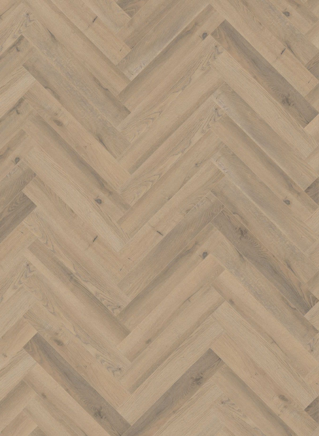 Greige Oak Herringbone