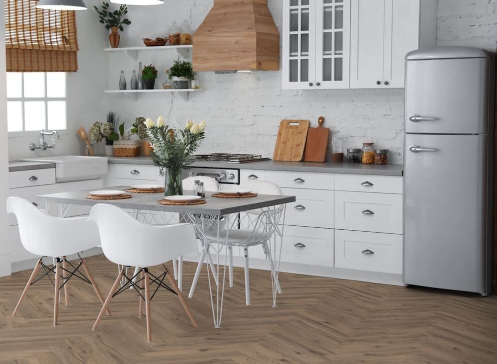 Mocha Oak Herringbone Core