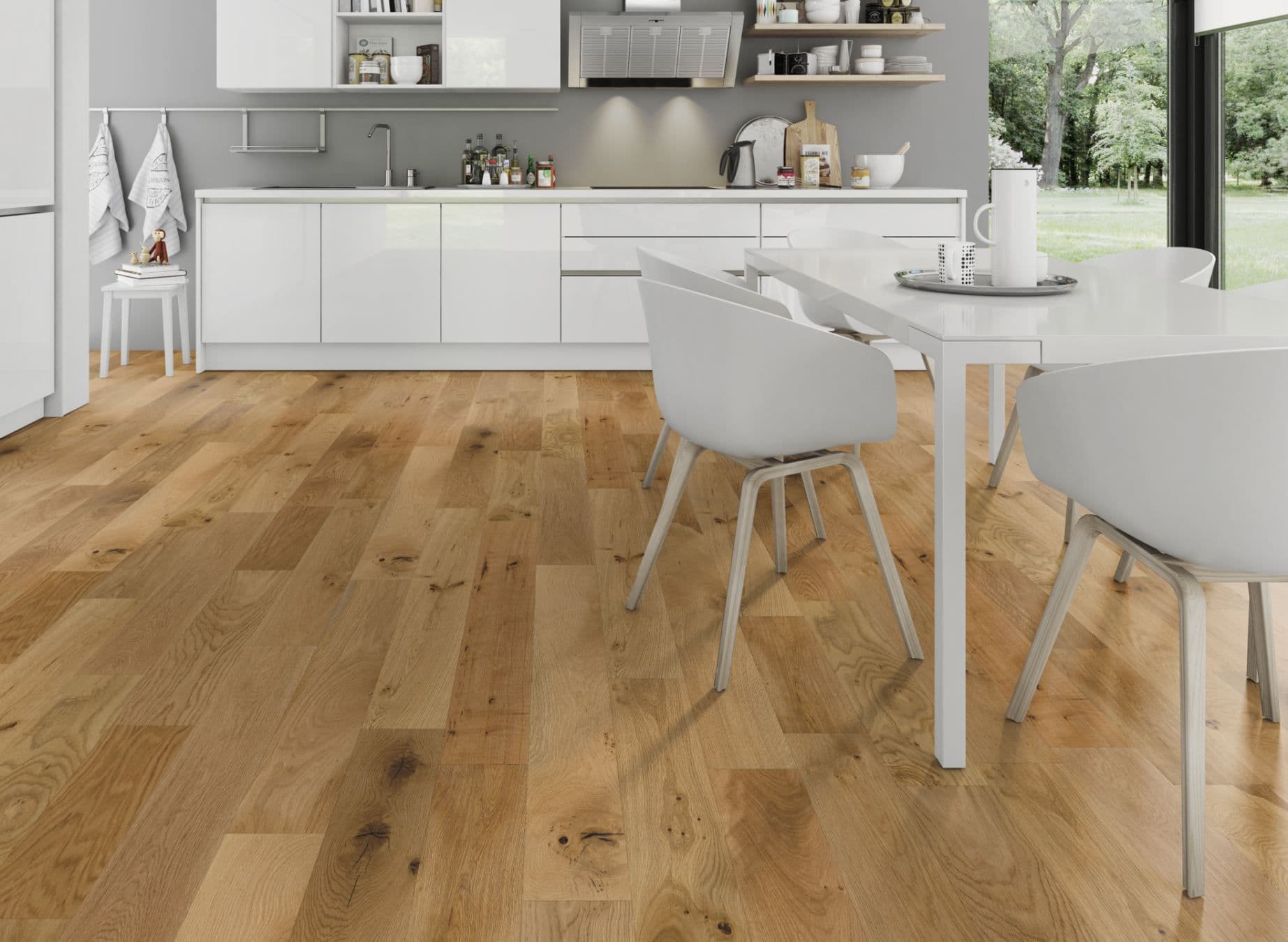 Oak 150 Brushed & Matt Lacquered Strata 14