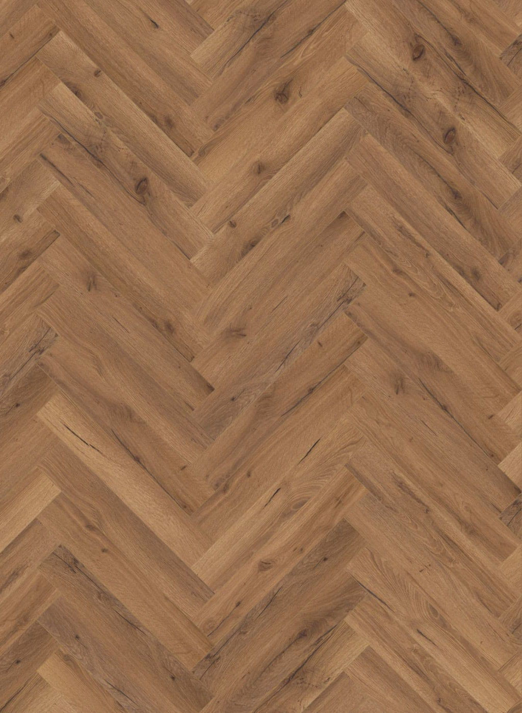 Oak Robust Fumed Herringbone