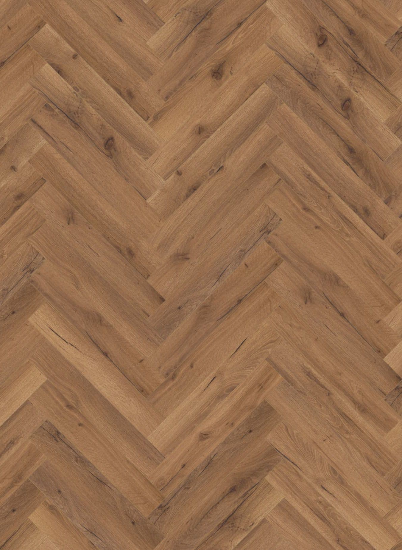 Oak Robust Fumed Herringbone