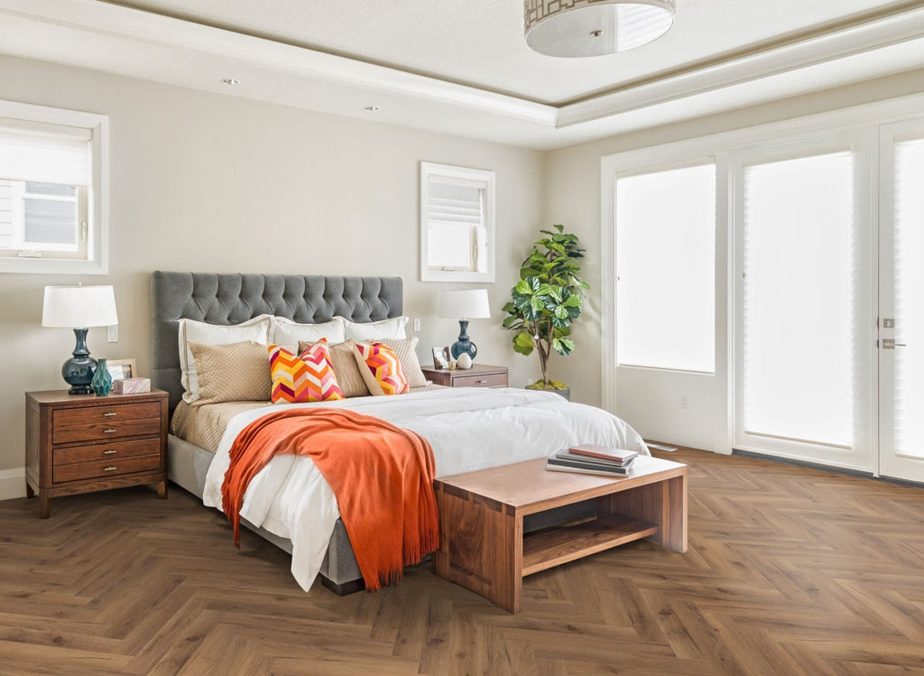 Oak Robust Fumed Herringbone