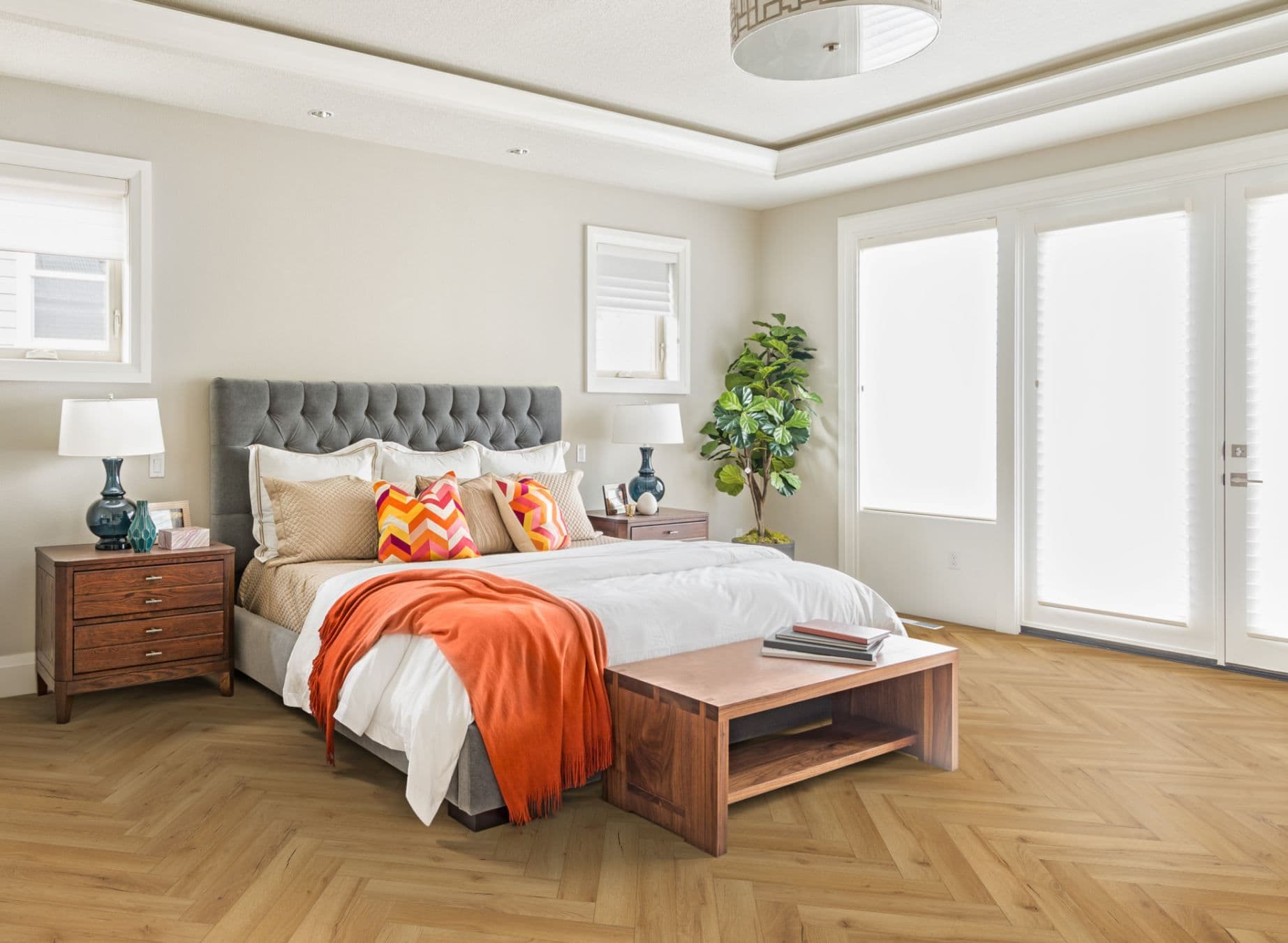 Oak Robust Natural Herringbone