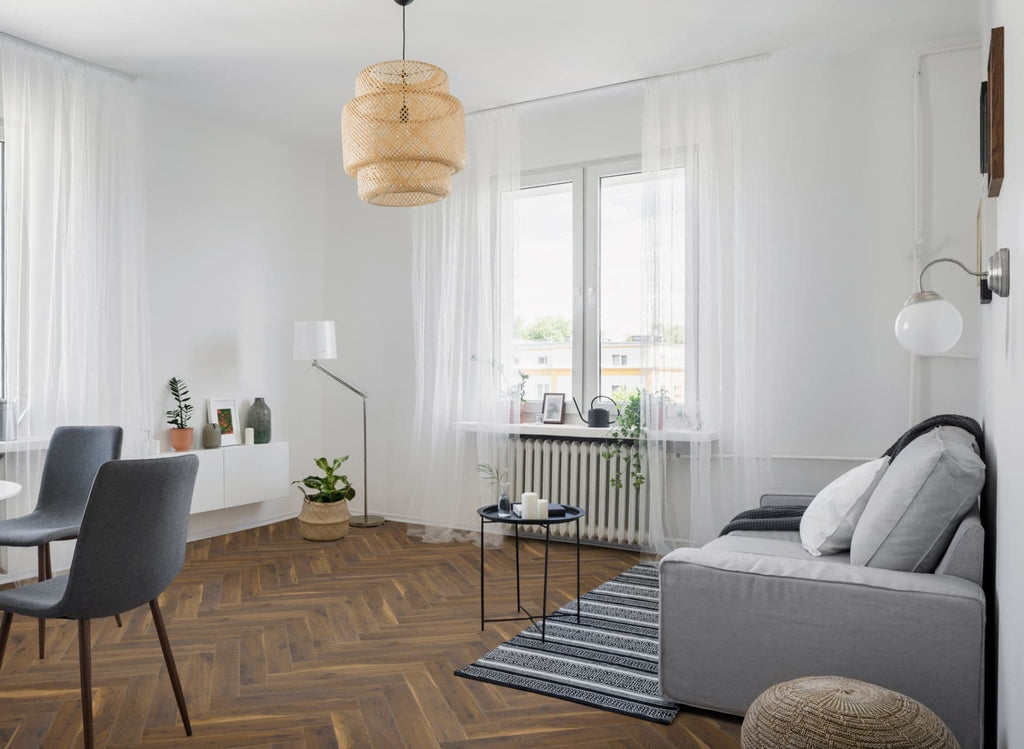 Riverbed Oak Herringbone