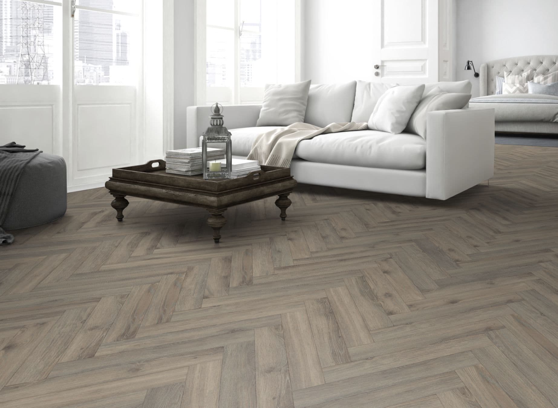 Volcanic Oak Herringbone