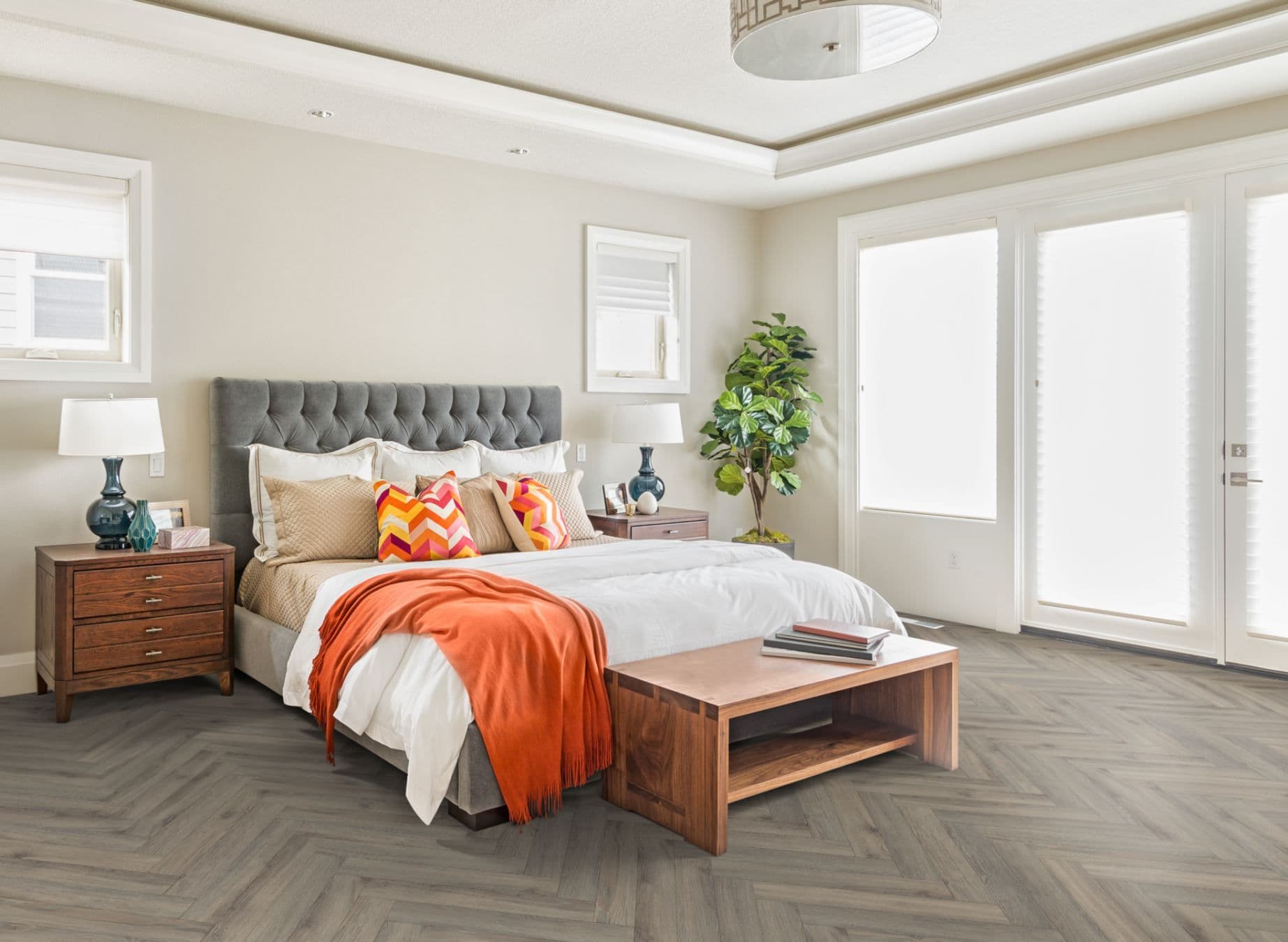 Volcanic Oak Herringbone